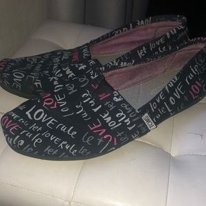 Terms, size 8 special edition “love” shoes